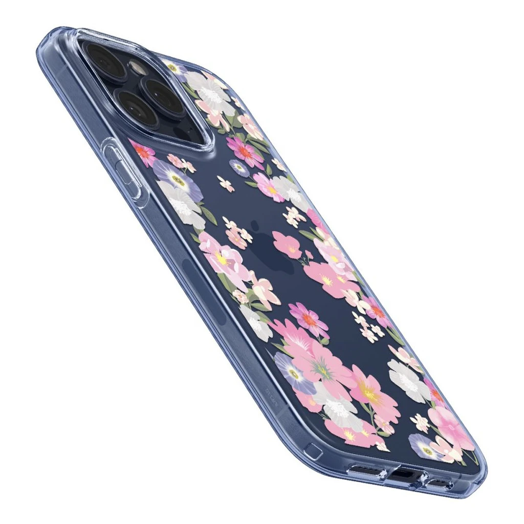 SPIGEN Liquid Crystal iPhone 15 Pro készülékhez Blossom tok