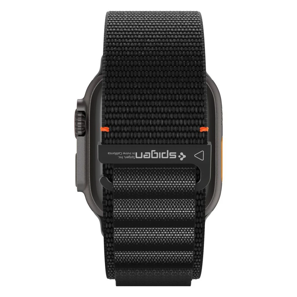 SPIGEN WBF1 szíj Apple Watch 8 / 9 / 10 / 11 / SE / ULTRA készülékhez (44 / 45 / 46 / 49 MM) fekete