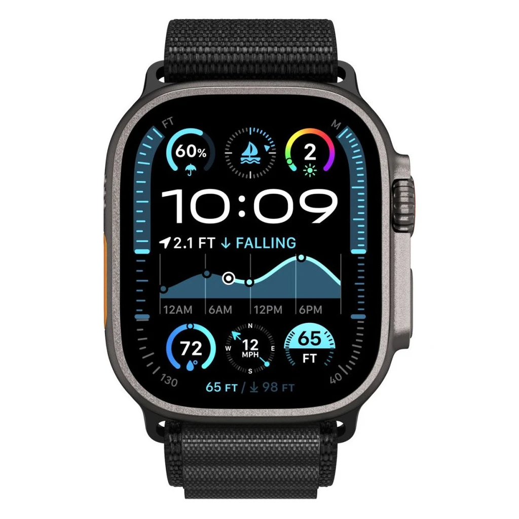 SPIGEN WBF1 szíj Apple Watch 8 / 9 / 10 / 11 / SE / ULTRA készülékhez (44 / 45 / 46 / 49 MM) fekete