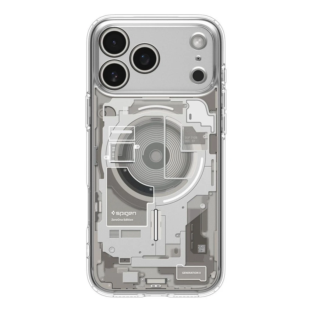 SPIGEN Ultra Hybrid Mag MagSafe iPhone 17 Pro Max készülékhez tok ZERO ONE Natural Titanium