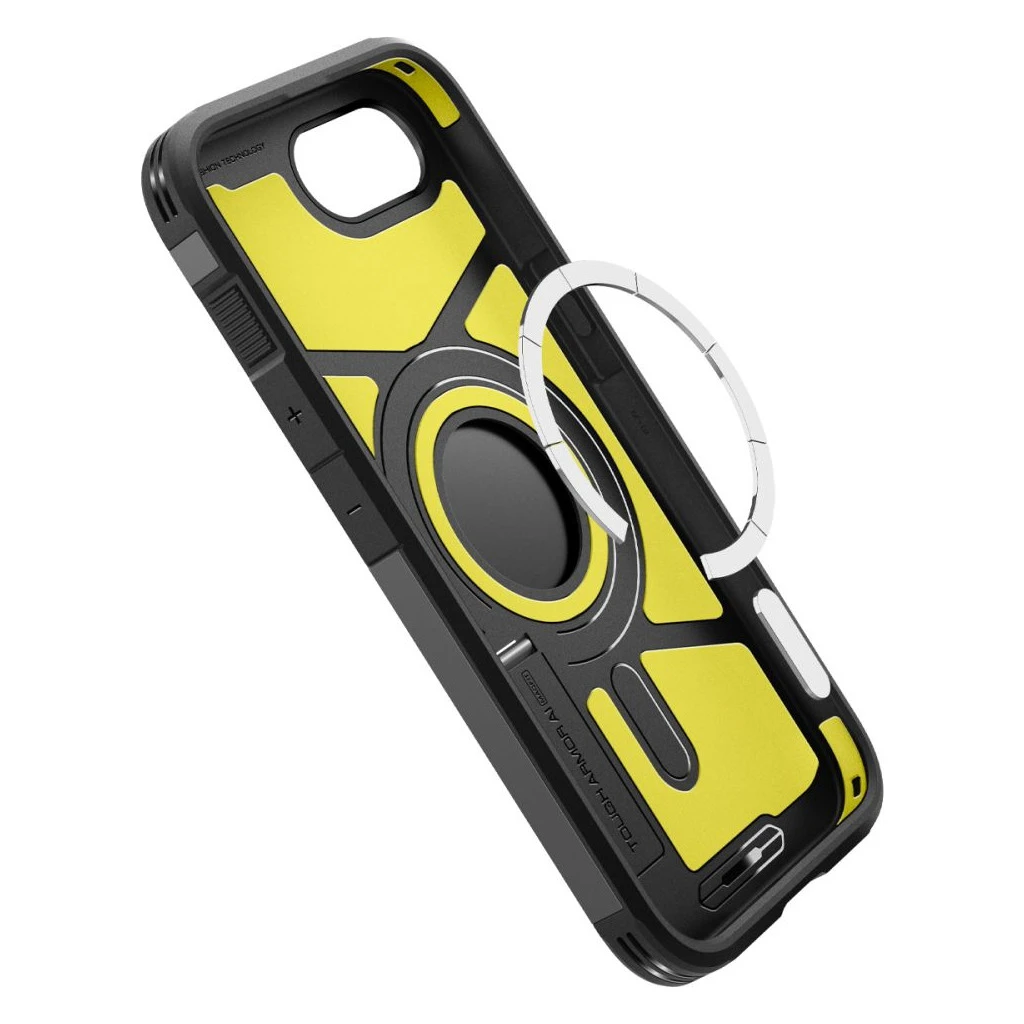 SPIGEN TOUGH ARMOR MAG MAGSAFE iPhone 16E készülékhez tok fekete