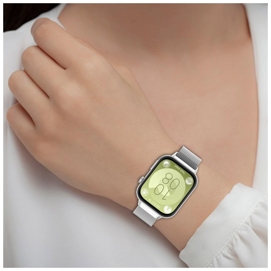 TECH-PROTECT MILANESEBAND óraszíj Huawei Watch Fit 3 / 4 / 4 PRO készülékhez rózsaarany