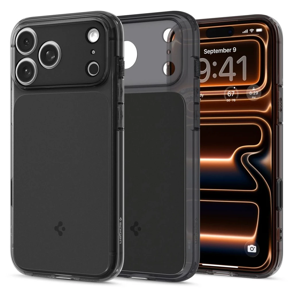 SPIGEN ULTRA HYBRID „T” MAG MAGSAFE tok iPhone 17 Pro Max készülékhez, matt fekete