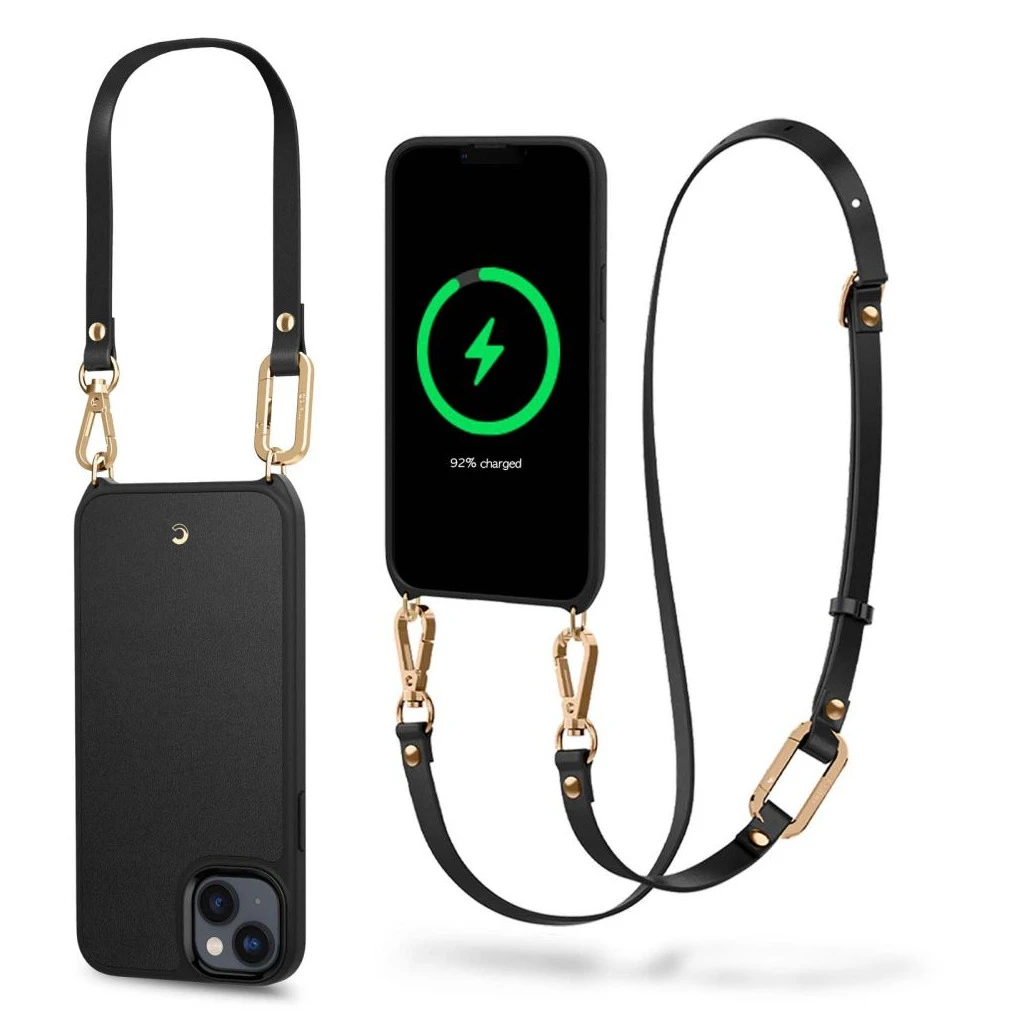 SPIGEN CYRILL CLASSIC CHARM MAG MAGSAFE iPhone 14 Plus / 15 Plus készülékhez tok fekete