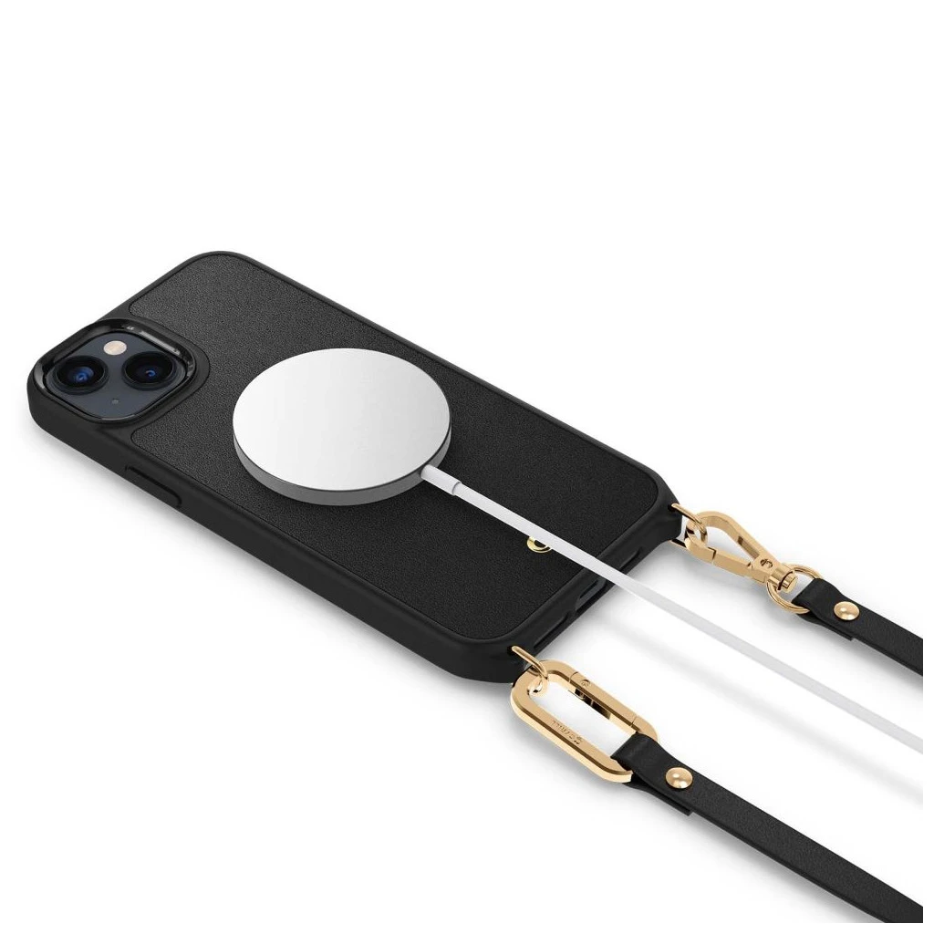 SPIGEN CYRILL CLASSIC CHARM MAG MAGSAFE iPhone 14 Plus / 15 Plus készülékhez tok fekete