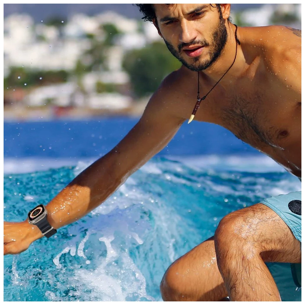 TECH-PROTECT ICONBAND PRO óra szíj Apple Watch 8/9/10/11/SE/ULTRA készülékhez (44/45/46/49 MM) Éjfélkék