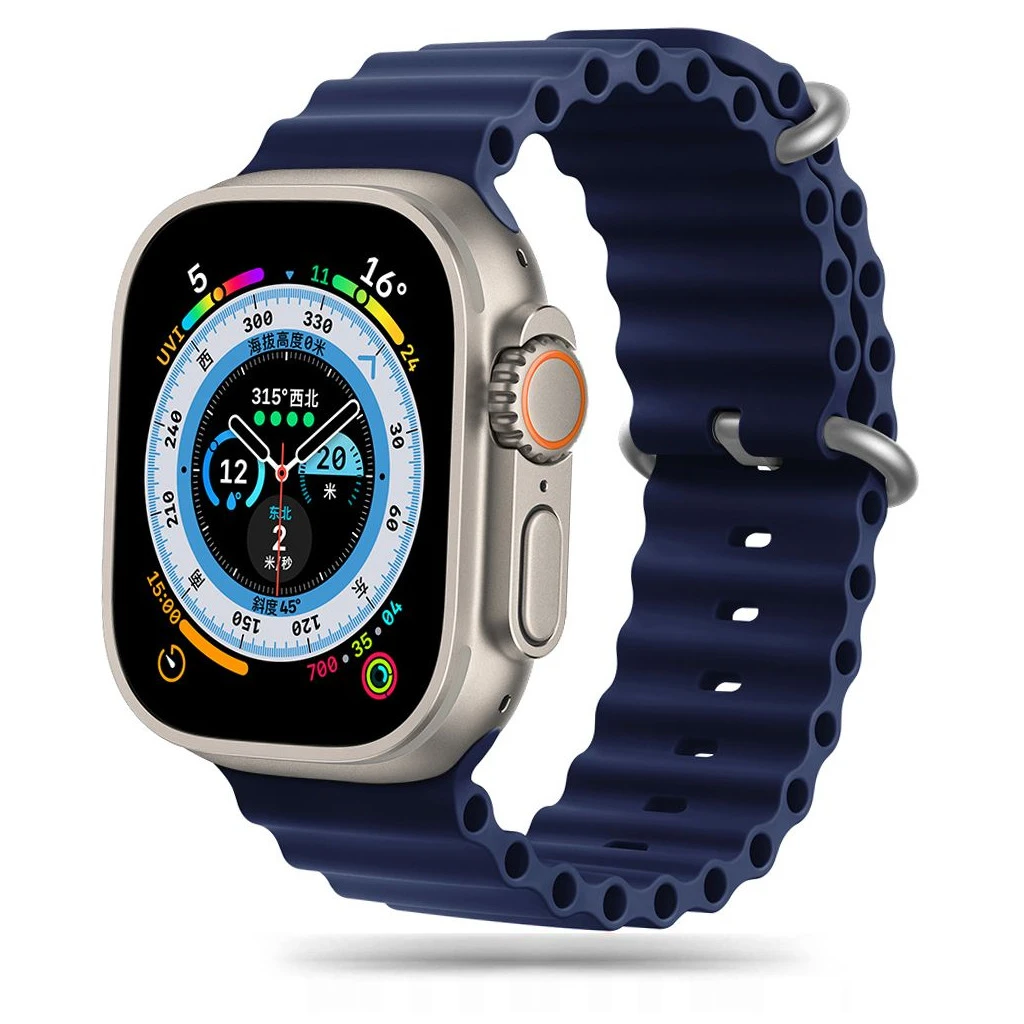 TECH-PROTECT ICONBAND PRO óra szíj Apple Watch 8/9/10/11/SE/ULTRA készülékhez (44/45/46/49 MM) Éjfélkék