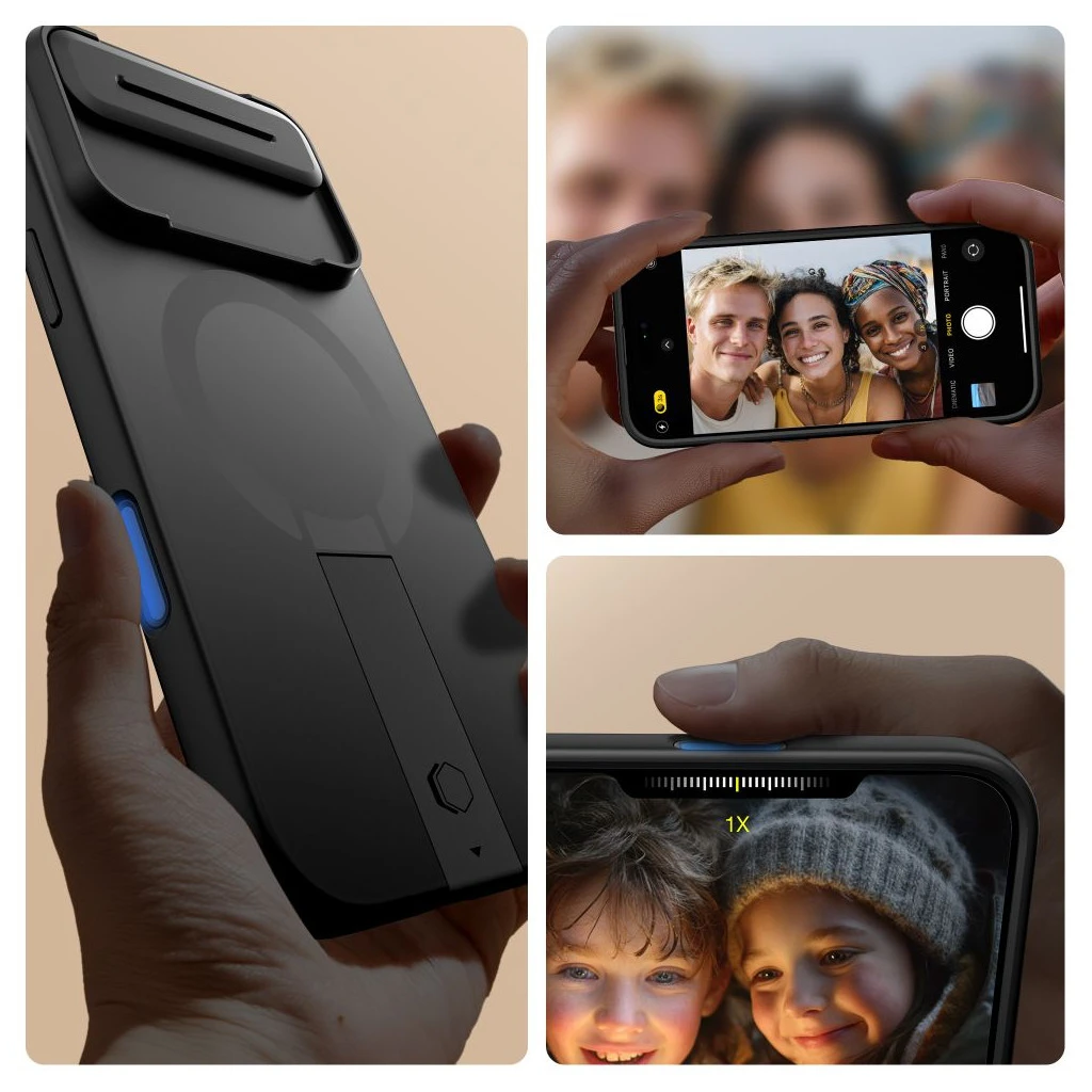 TECH-PROTECT KEVLAR AURA MAGSAFE iPhone Air készülékhez tok fekete