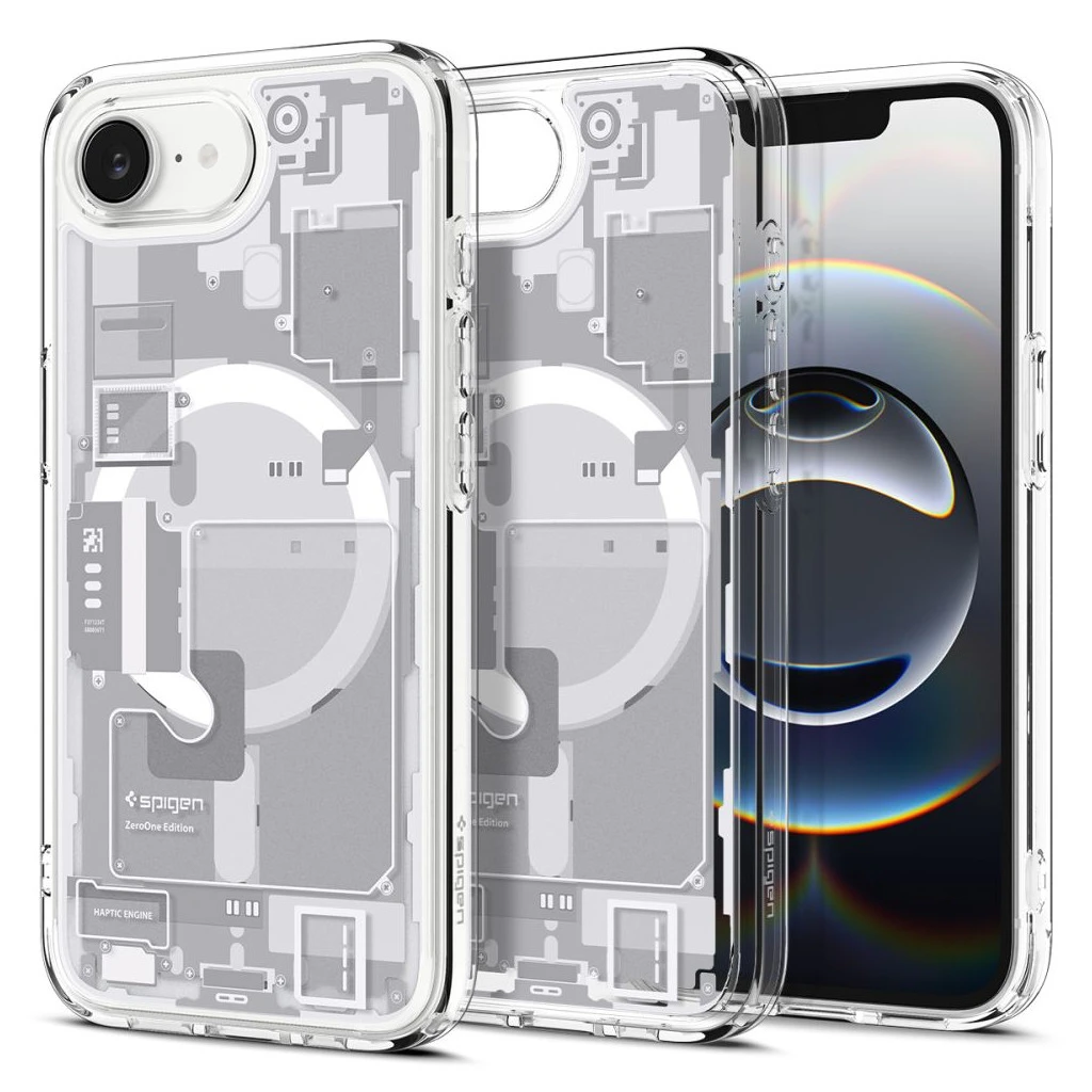 SPIGEN ULTRA HYBRID MAG MAGSAFE iPhone 16E készülékhez Zero One tok fehér