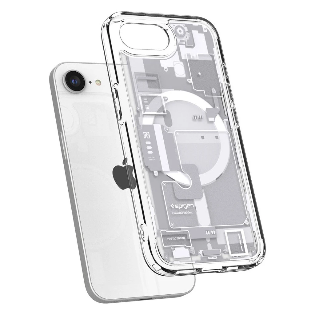 SPIGEN ULTRA HYBRID MAG MAGSAFE iPhone 16E készülékhez Zero One tok fehér