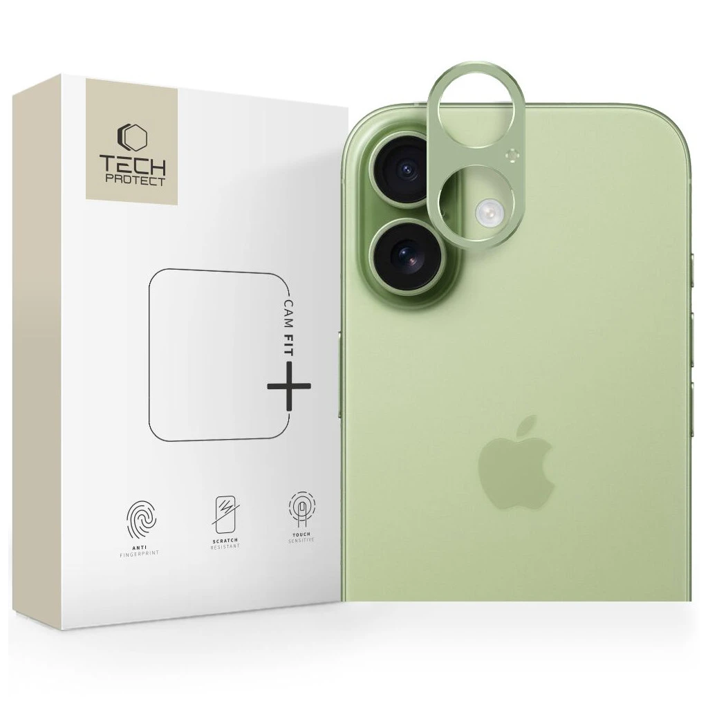 Tech-Protect Camalloy Fit+ tok iPhone 17 készülékhez zsályazöld