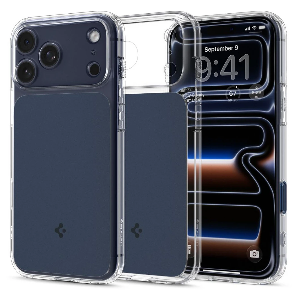 SPIGEN ULTRA HYBRID „T” MAG MAGSAFE iPhone 17 Pro Max készülékhez tok matt kék