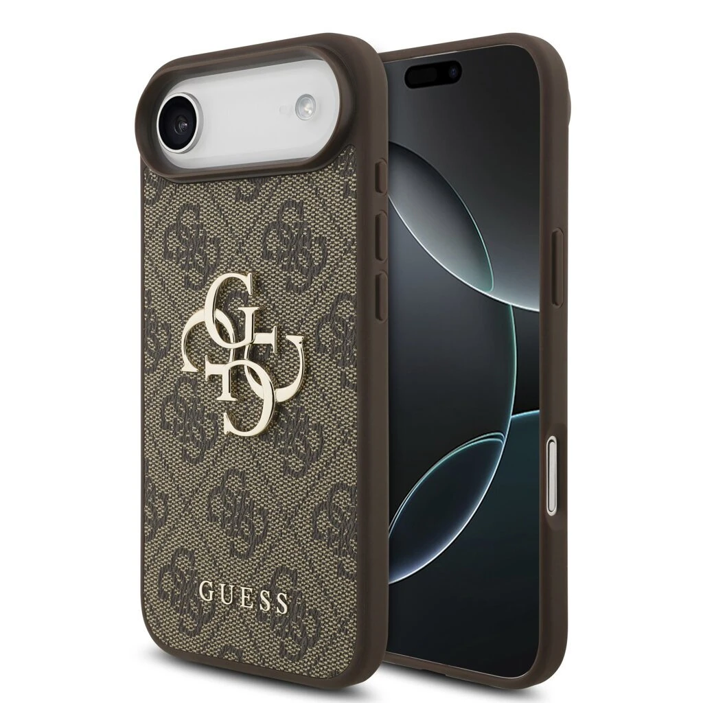 Guess PU 4G Metal Logo tok iPhone Air készülékhez barna