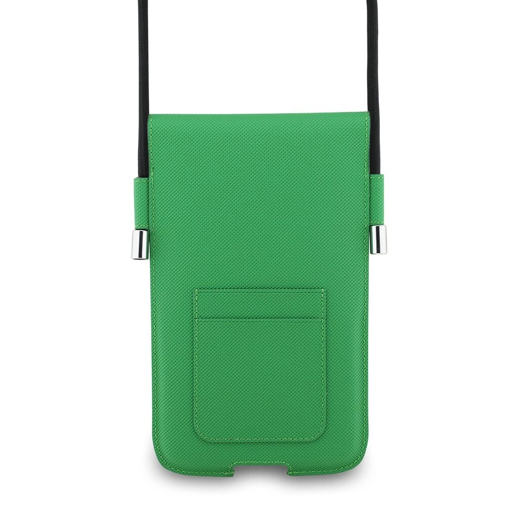 Lacoste PVC Iconic Petit Pique Metal Logo telefon tok XL zöld