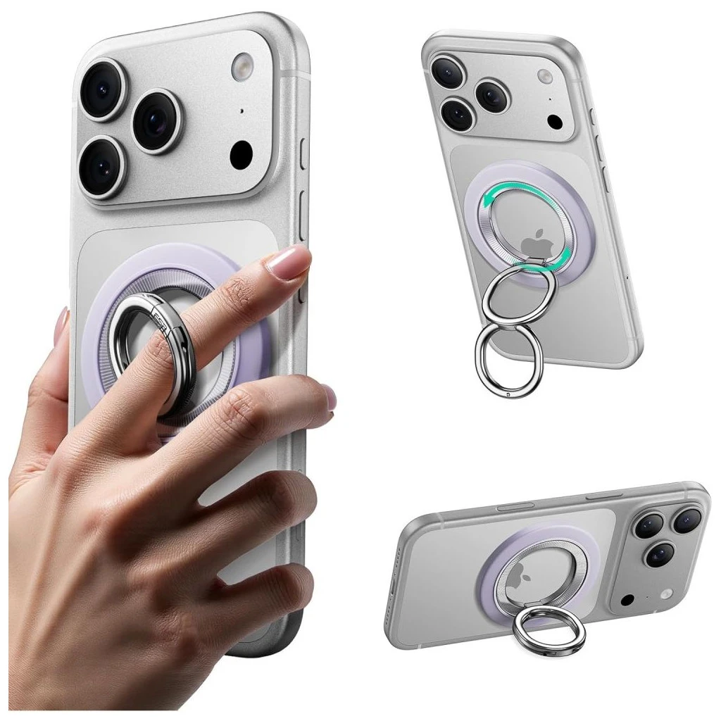 ESR MAGNETIC 360 HALOLOCK MAGSAFE Telefon Gyűrű levendula