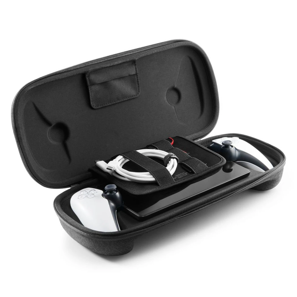 SPIGEN KLASDEN POUCH Sony PlayStation Portal Remote készülékhez szénszürke