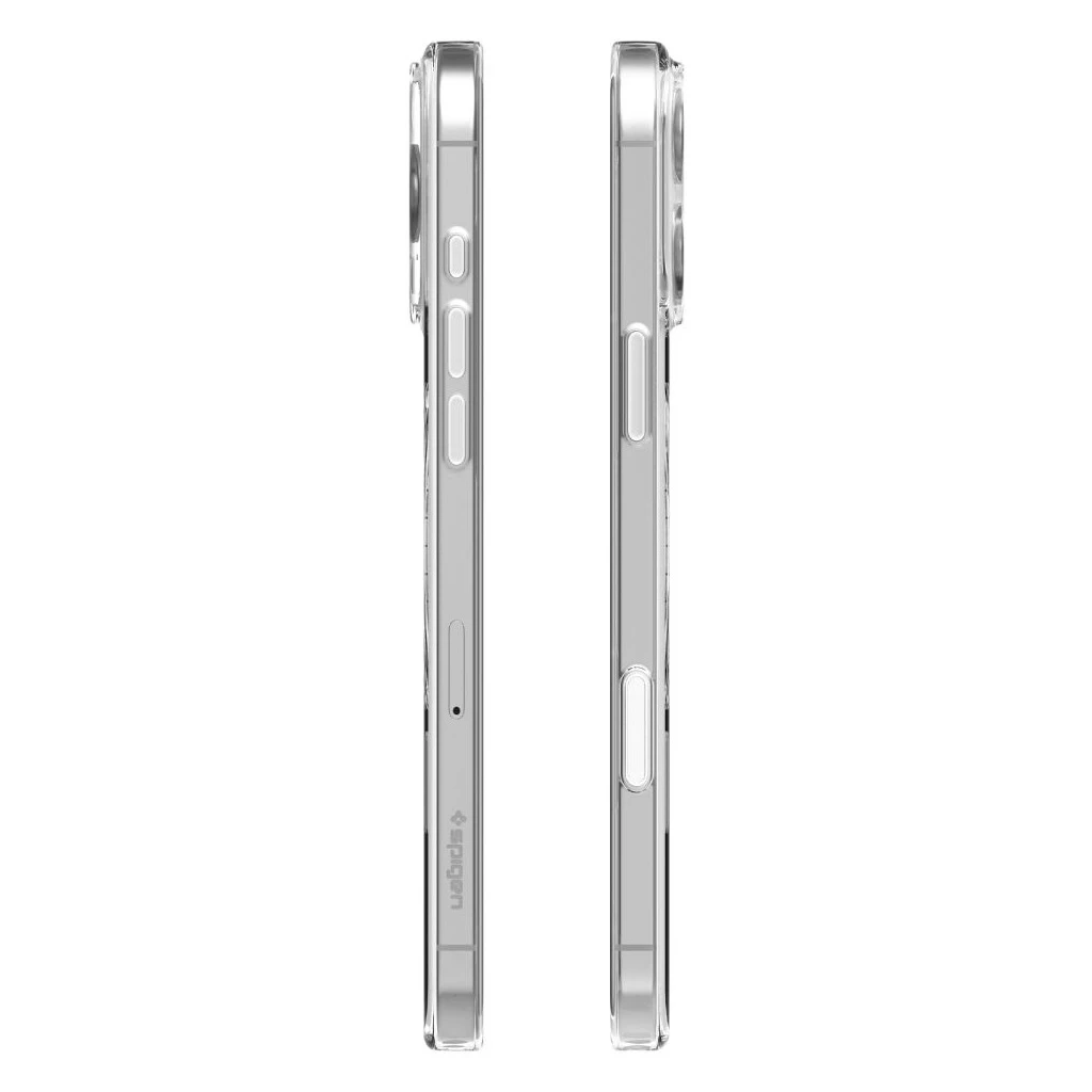 SPIGEN THIN FIT „T” MAG MagSafe iPhone 16 Pro Max készülékhez tok átlátszó/fehér