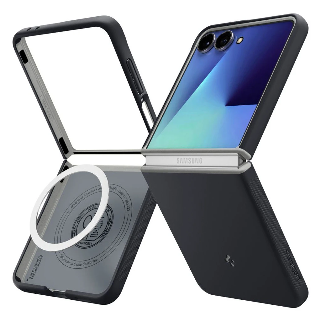 SPIGEN NANO POP MAG MAGSAFE Galaxy Z Flip 7 készülékhez tok fekete szezámmag