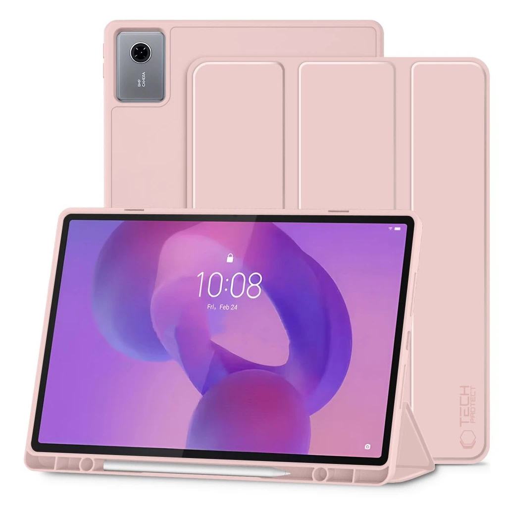 TECH-PROTECT SC PEN tok Lenovo Idea Tab Plus 12.1 TB-361 készülékhez rózsaszín