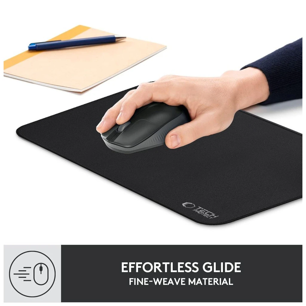 TECH-PROTECT A100 egérpad 35 x 25CM fekete