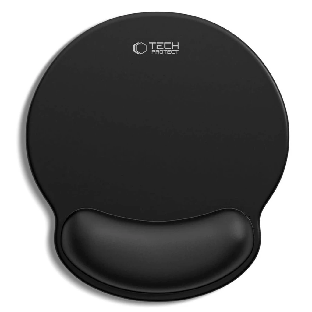 TECH-PROTECT A200 egérpad zselés csuklópihentetővel 25 x 22.5CM fekete