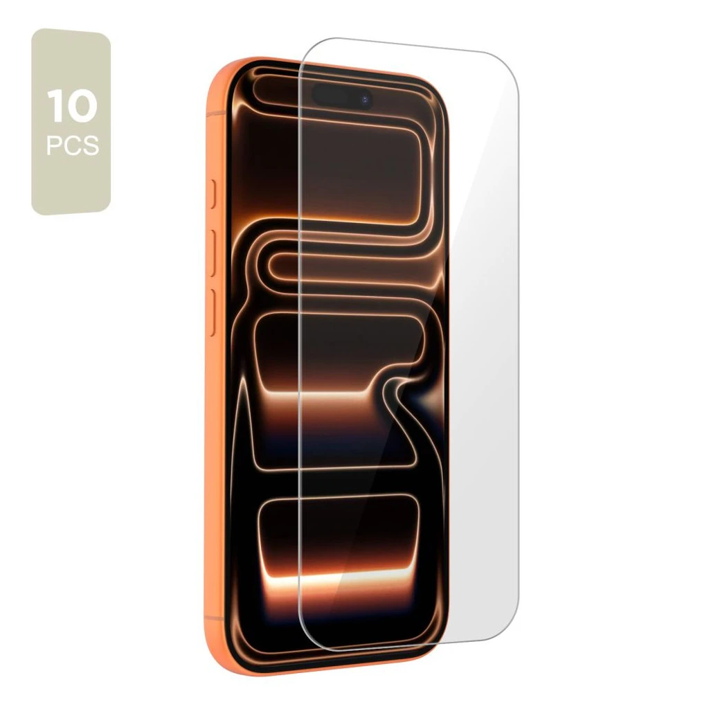 TECH-PROTECT edzett üveg kijelzővédő bundle 10 db iPhone 16 Pro Max / 17 Pro Max készülékhez átlátszó