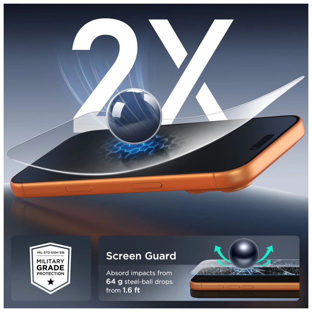 TECH-PROTECT edzett üveg kijelzővédő bundle 10 db iPhone 16 Pro Max / 17 Pro Max készülékhez átlátszó