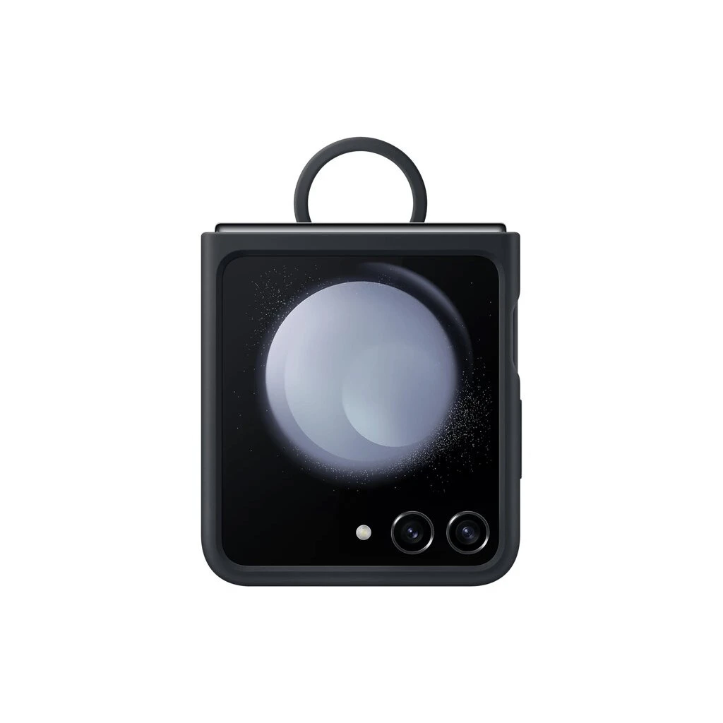 EF-PF731TNE Samsung szilikon tok gyűrűvel Galaxy Z Flip 5 készülékhez indigó