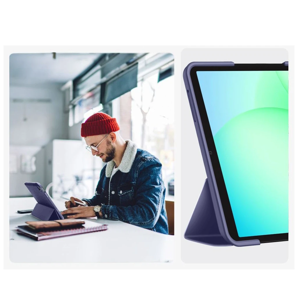 TECH-PROTECT SMARTCASE tok GALAXY TAB A9+ / A11+ PLUS 11.0 készülékhez X210 / X215 / X216 / X230 / X235 / X236 tengerészkék