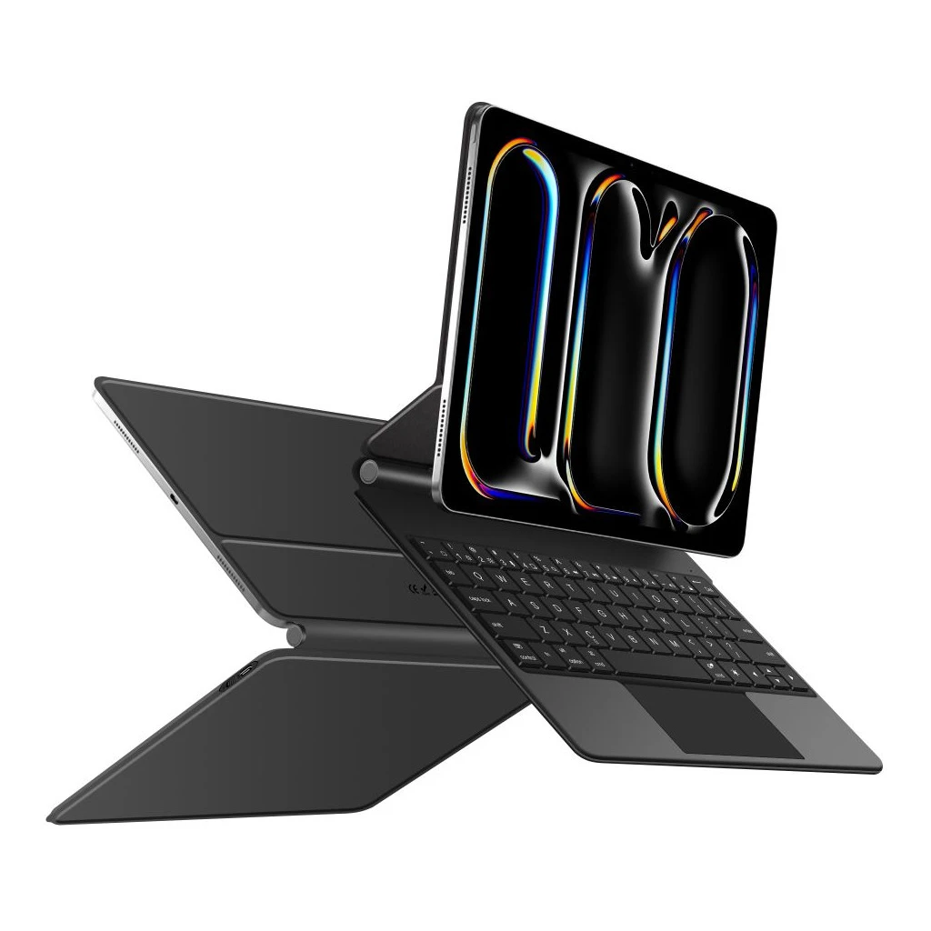 TECH-PROTECT SMARTCASE MÁGNÉSES + BILLENTYŰZET iPad Pro 11” készülékhez 5 / 6 2024-2025 fekete