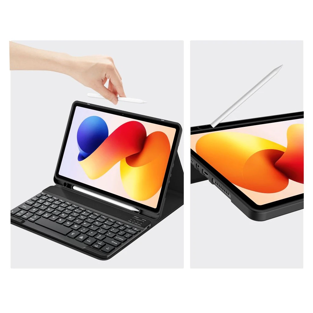 TECH-PROTECT SC PEN + BILLENTYŰZET XIAOMI POCO PAD M1 / REDMI PAD 2 PRO 12.1 készülékhez fekete