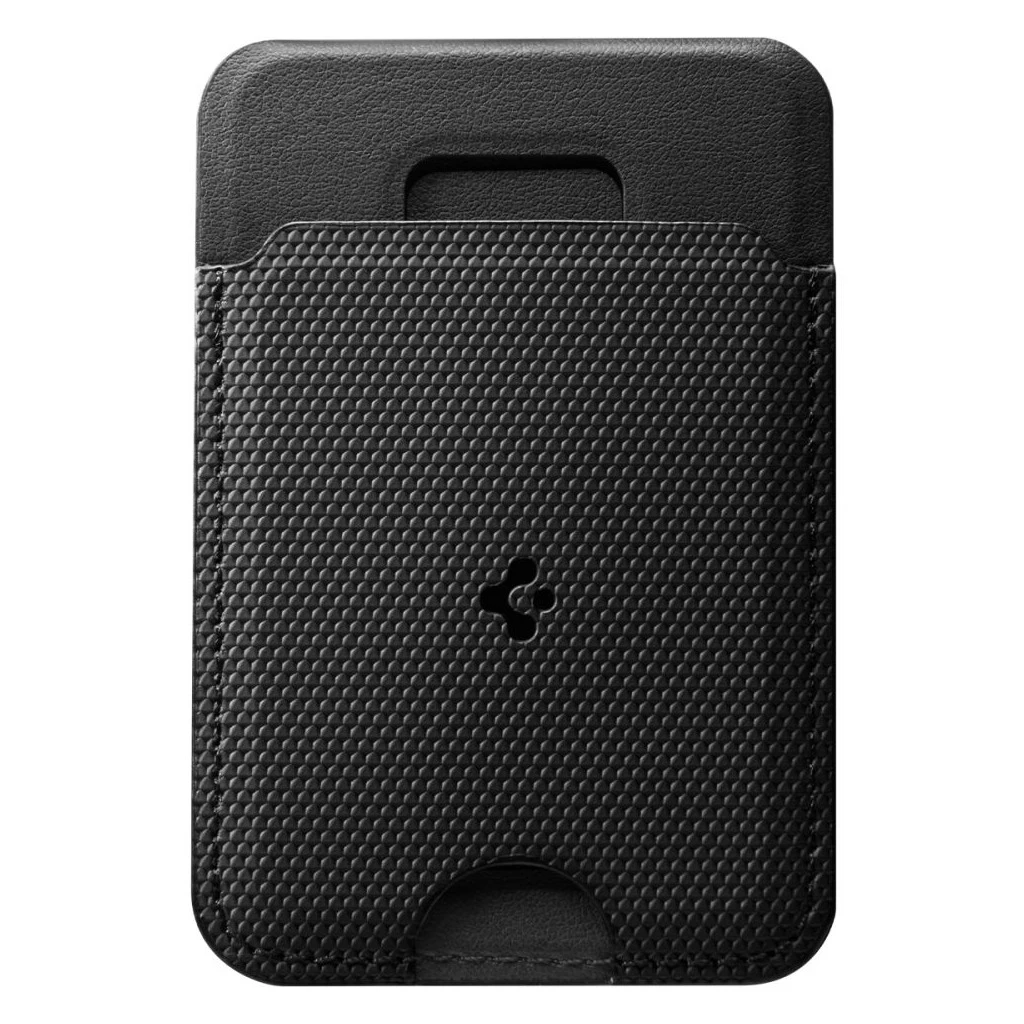 SPIGEN S314-3 SLIM FOLD TRIPOD MagSafe Univerzális Mágneses Kártyatartó Fekete