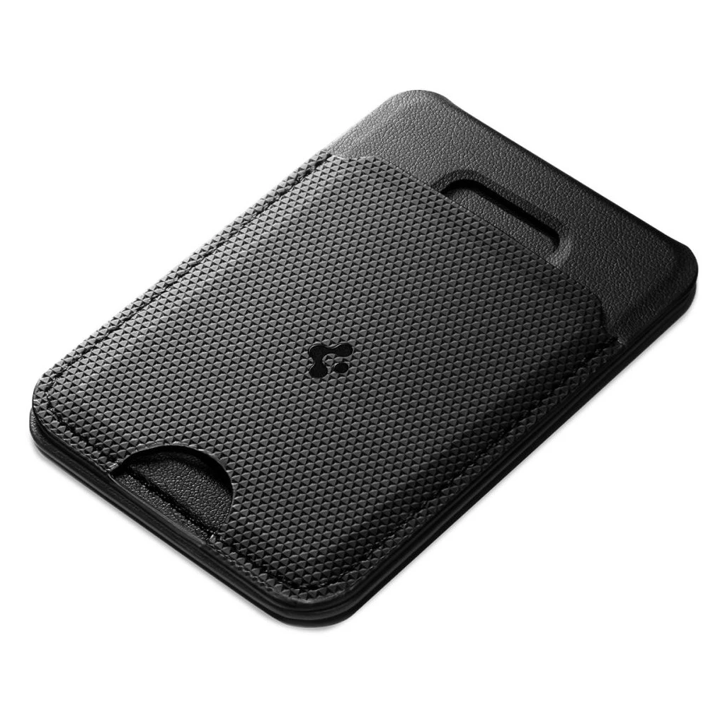 SPIGEN S314-3 SLIM FOLD TRIPOD MagSafe Univerzális Mágneses Kártyatartó Fekete