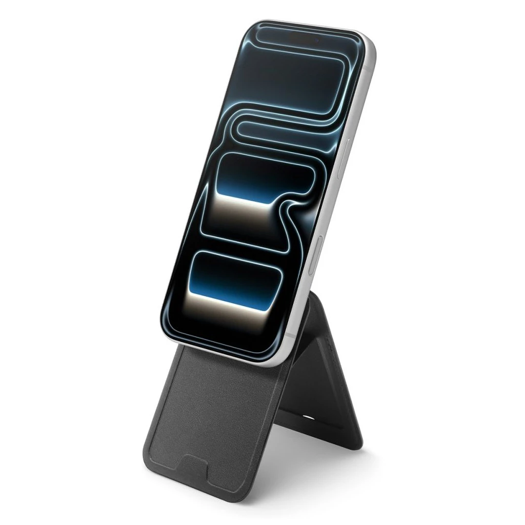 SPIGEN S314-3 SLIM FOLD TRIPOD MagSafe Univerzális Mágneses Kártyatartó Fekete
