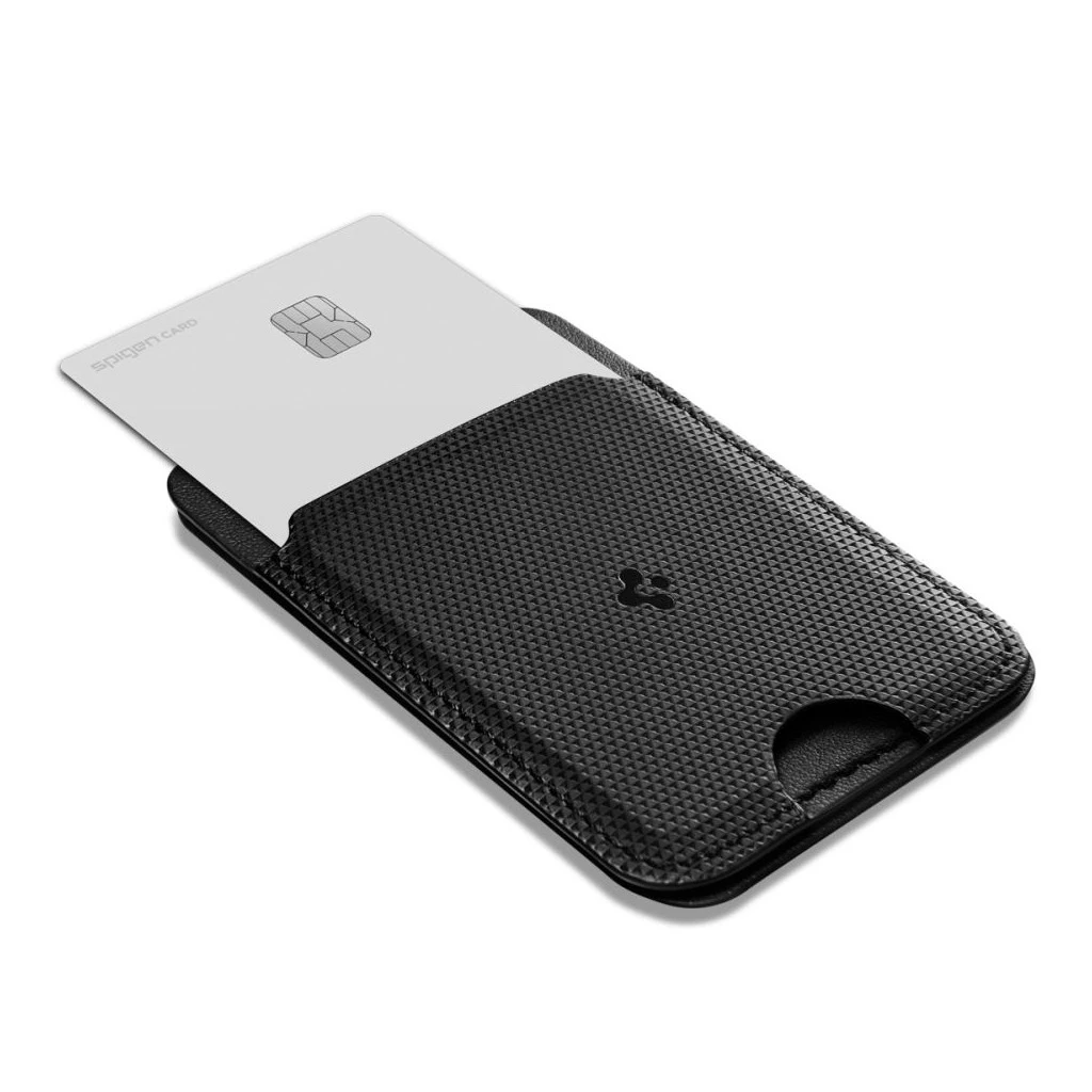 SPIGEN S314-1 SLIM FOLD TRIPOD MagSafe univerzális mágneses kártyatartó fekete