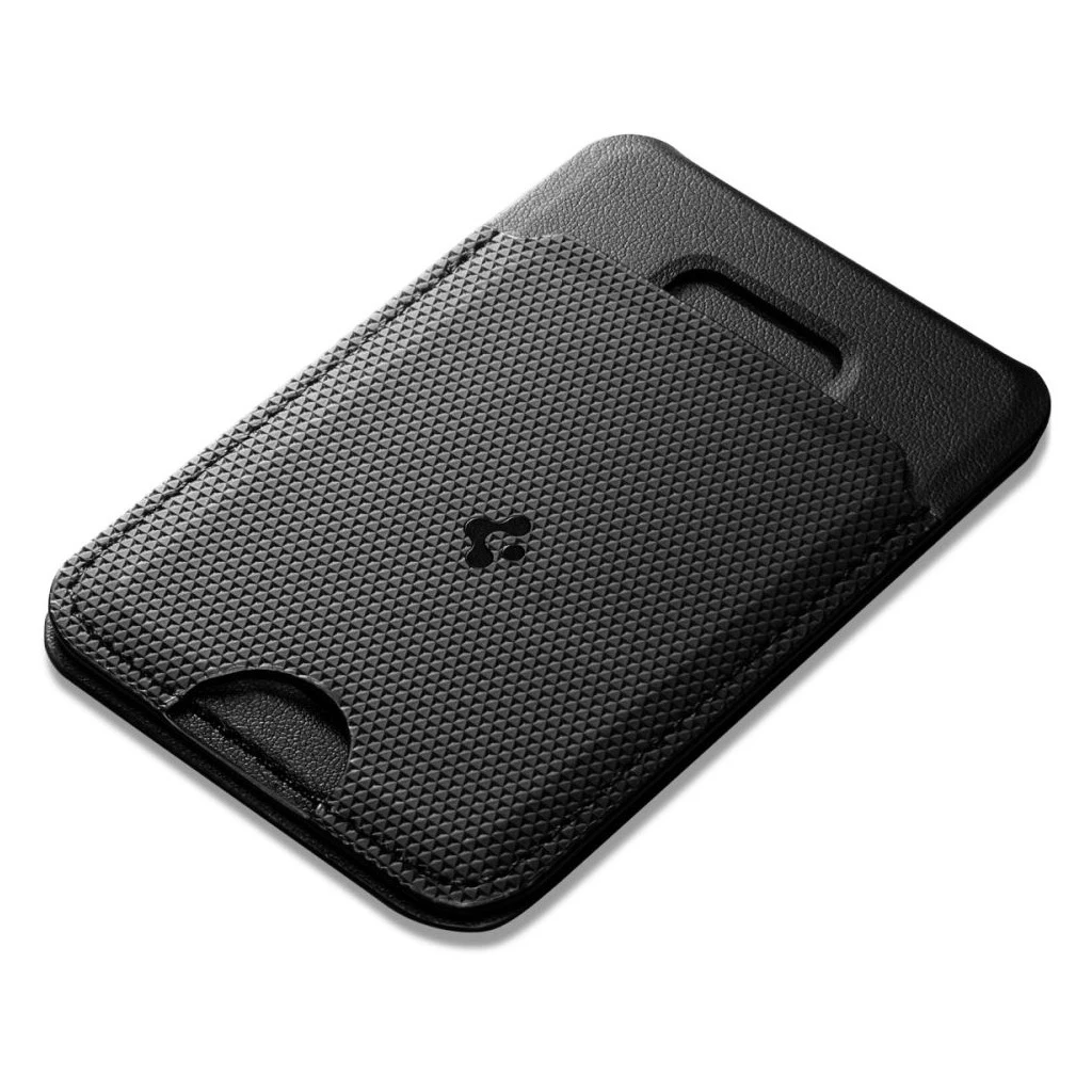 SPIGEN S314-1 SLIM FOLD TRIPOD MagSafe univerzális mágneses kártyatartó fekete