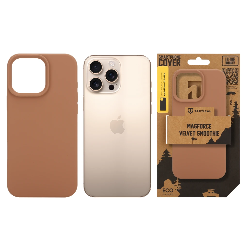 Tactical MagForce Velvet Smoothie tok Apple iPhone 16 Pro Max készülékhez Moucha Moose