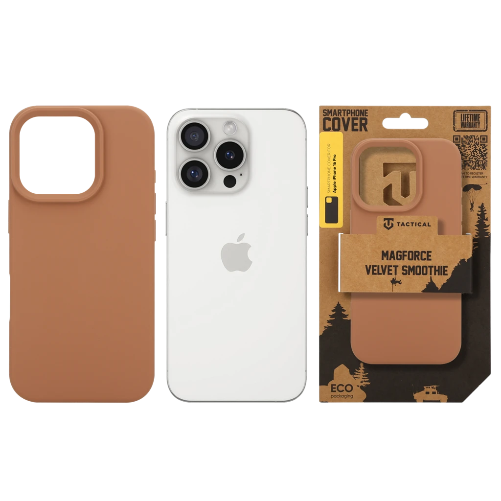 Tactical MagForce Velvet Smoothie tok Apple iPhone 16 Pro készülékhez Moucha Moose