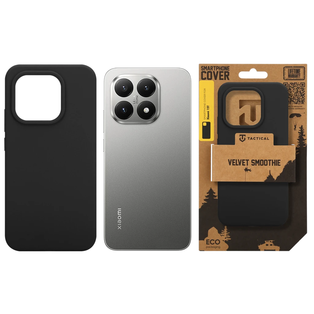 Tactical Velvet Smoothie tok Xiaomi 15T készülékhez aszfalt