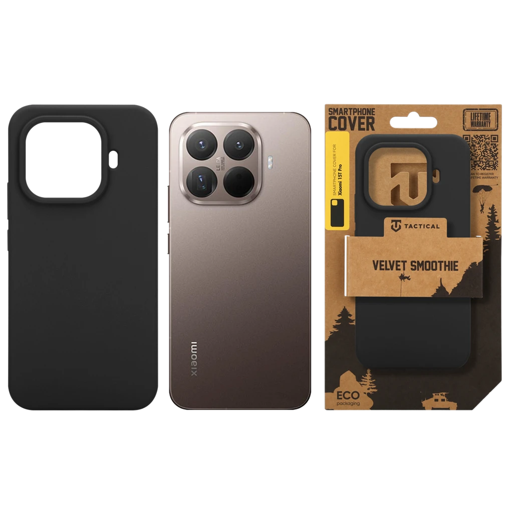 Tactical Velvet Smoothie tok Xiaomi 15T Pro készülékhez aszfalt