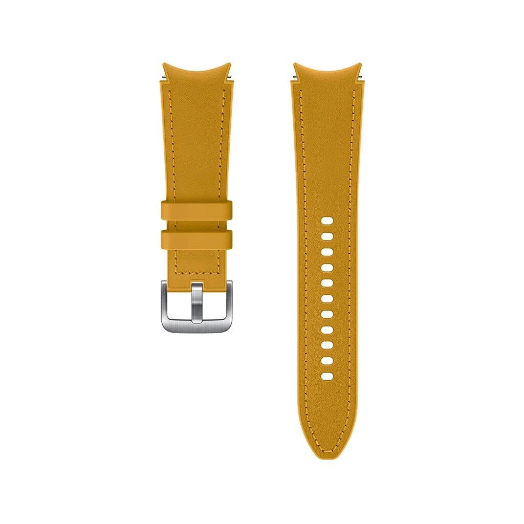 ET-SHR89LYE Samsung Galaxy Watch 4 46mm készülékhez bőrszíj M/L barna (Damage Package)