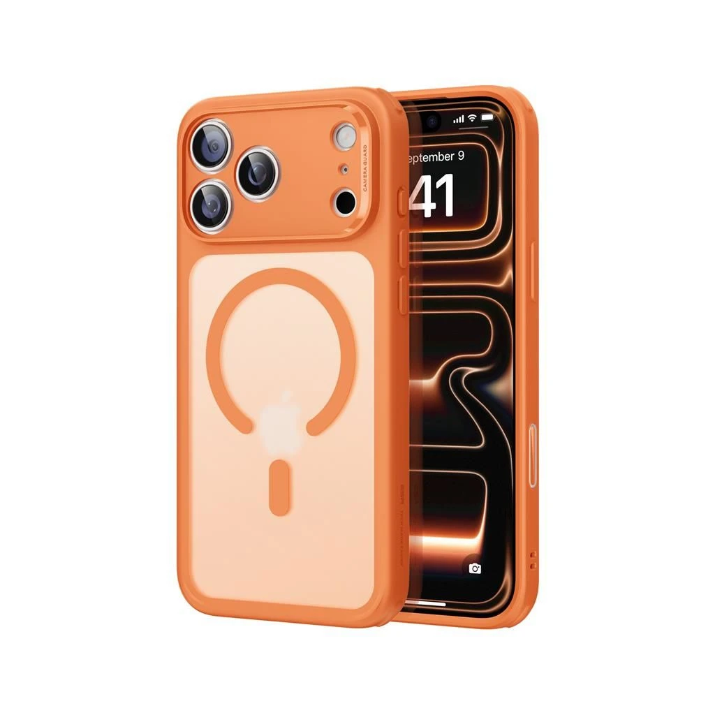 ESR CLASSIC HYBRID MAGSAFE tok iPhone 17 Pro készülékhez matított narancs