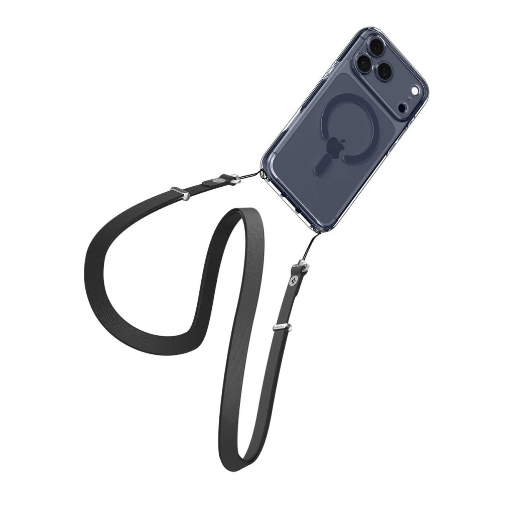 SPIGEN ULTRA HYBRID MAG MAGSAFE iPhone 17 Pro Max tok készülékhez – átlátszó / mélykék