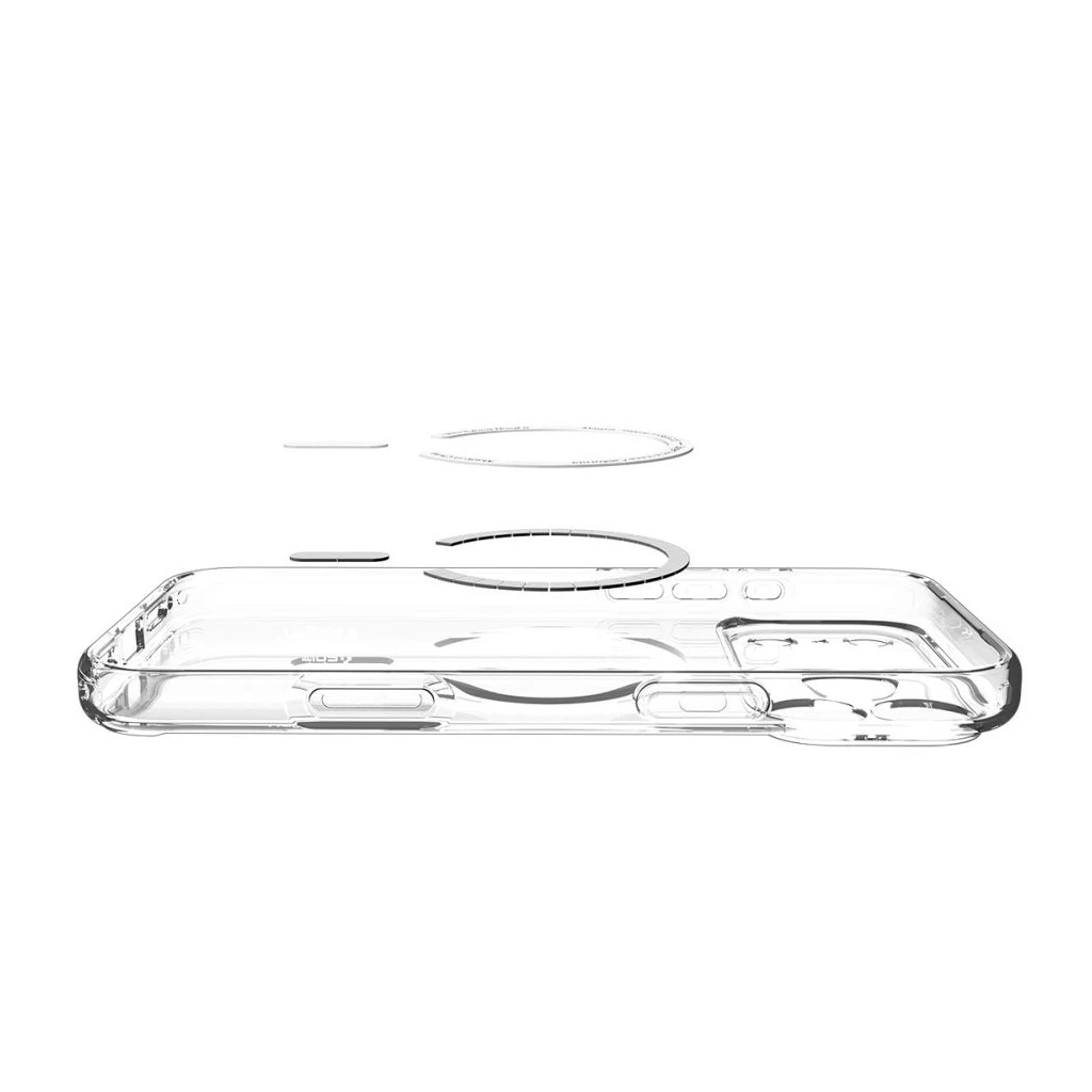 SPIGEN ULTRA HYBRID MAG MAGSAFE iPhone 17 Pro Max tok készülékhez – átlátszó / mélykék