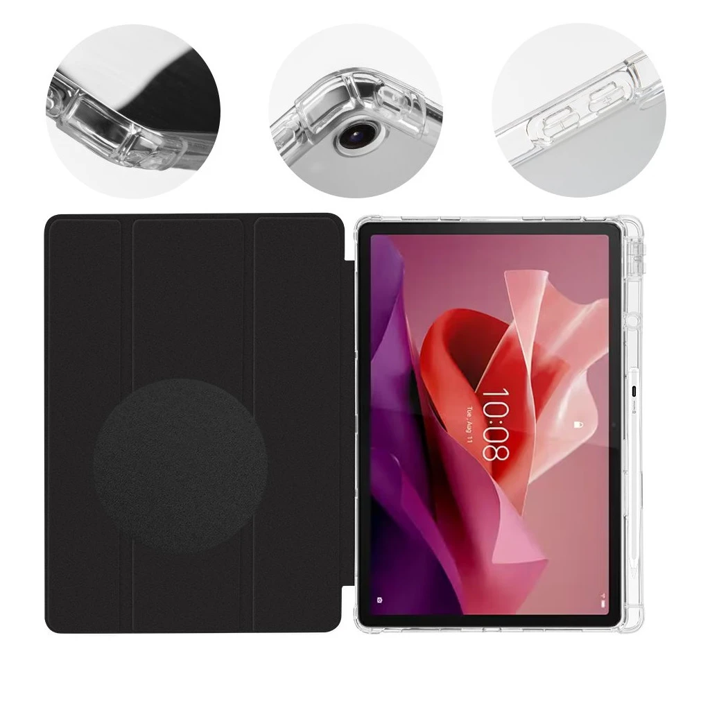 OBAL:ME MistyTab tok Lenovo Tab P12 készülékhez fekete (Bulk)