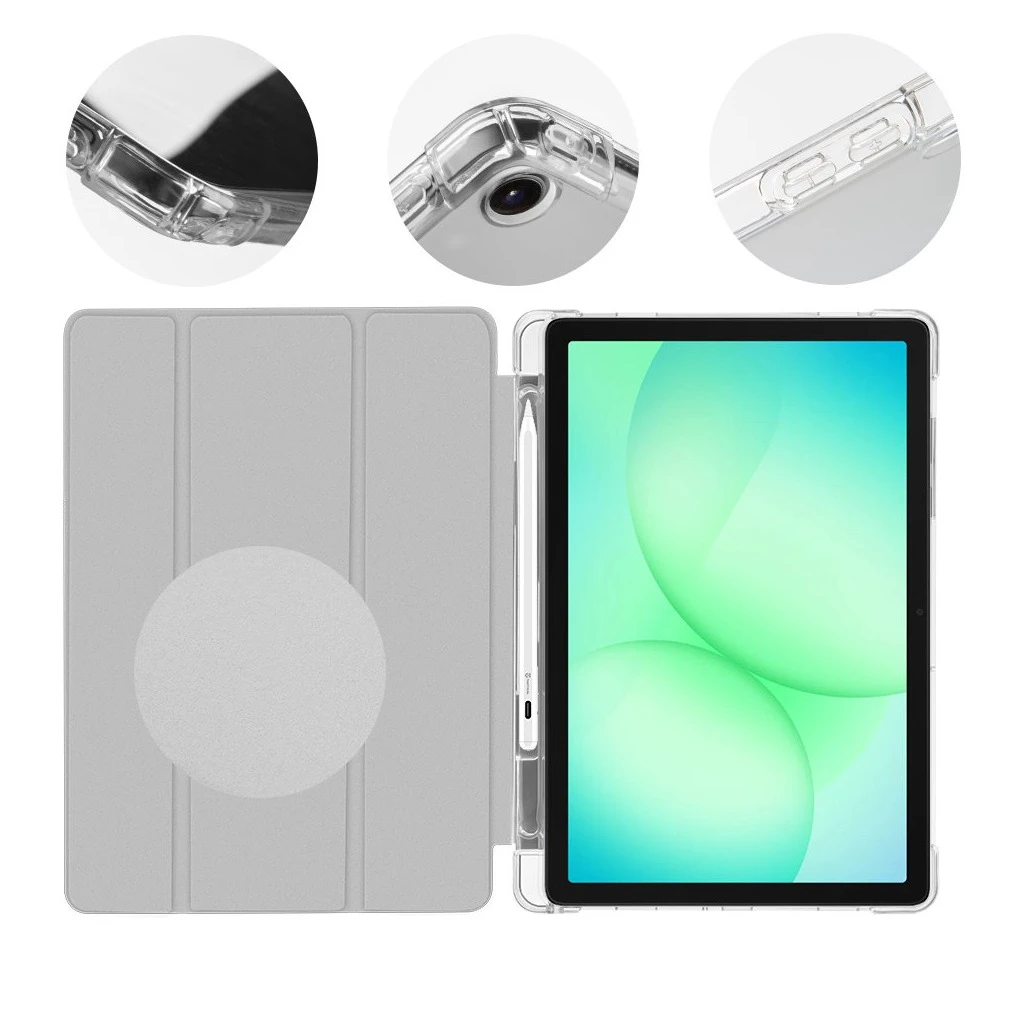 OBAL:ME MistyTab tok Samsung Galaxy Tab A11+ készülékhez világosszürke