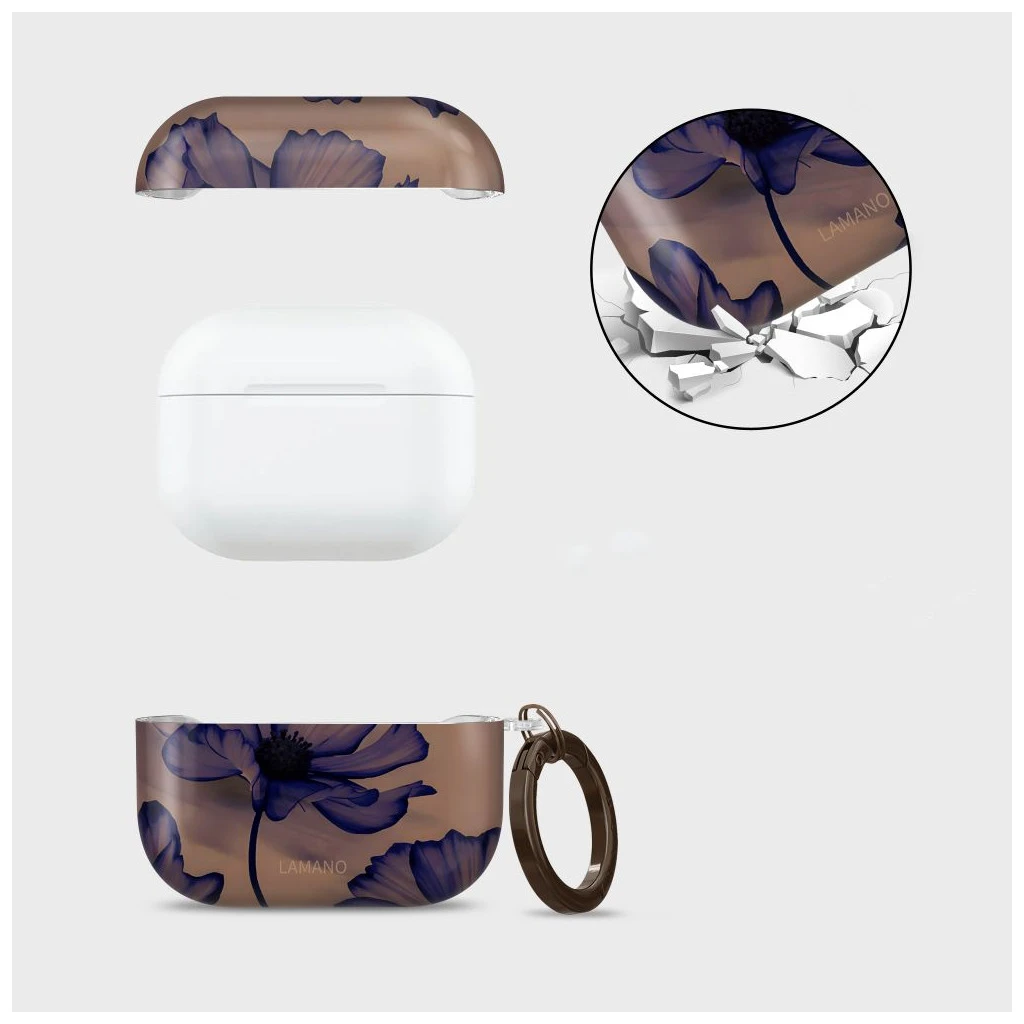 TECH-PROTECT LAMANO Apple AirPods Pro 1/2 készülékhez tok Velvet Night