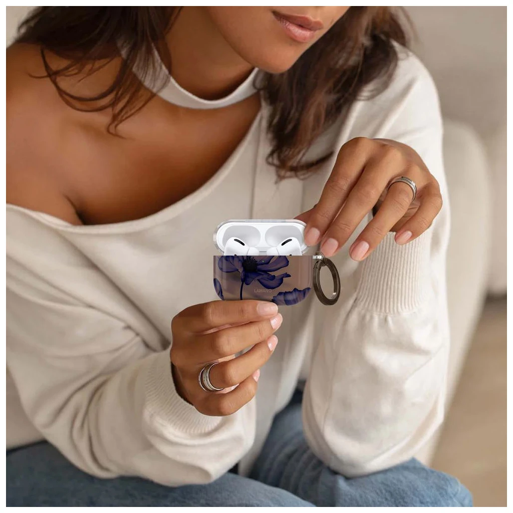 TECH-PROTECT LAMANO Apple AirPods Pro 1/2 készülékhez tok Velvet Night