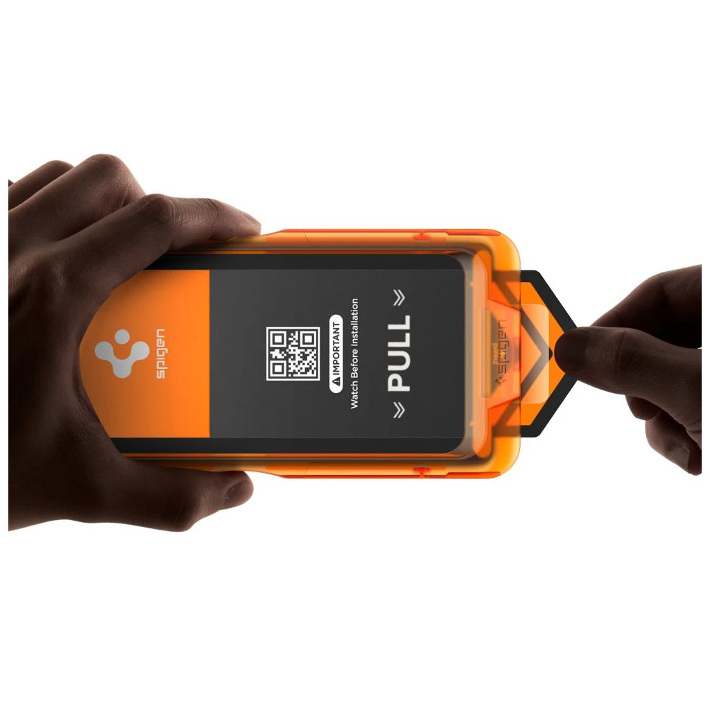 Spigen edzett üvegfólia ALM GLAS.TR SLIM 3-PACK iPhone 17 Pro készülékhez átlátszó