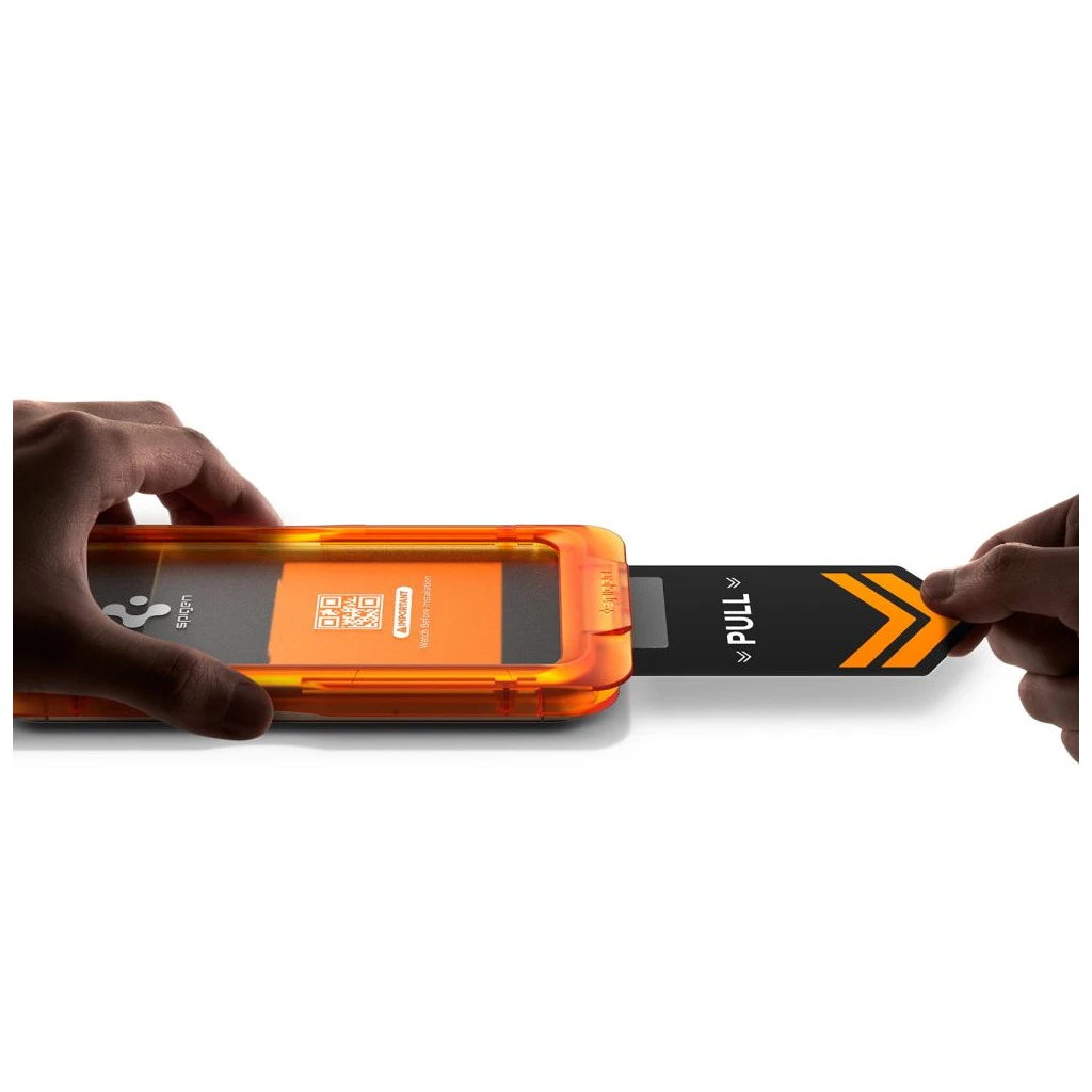 Spigen edzett üvegfólia ALM GLAS.TR SLIM 3-PACK iPhone 17 Pro készülékhez átlátszó